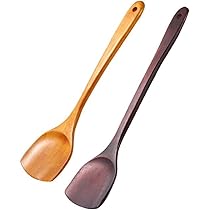 アイヌ 柄杓 しゃもじ 2本セット スプーン Amazon｜炒め物 しゃもじ キッチンツール 2点セット 天然 木製